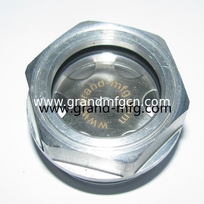 высокое давление G1 1/4 INCH 6061 алюминиевый редуктор масла прицел стеклянный индикатор уровня масла показатель уровня жидкостиOEM и ODM услуги