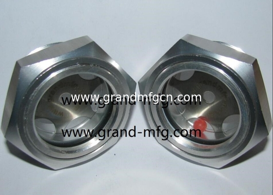 BSP G1 1/4 дюймовый коробка передач воздушные компрессоры Milled Hex Алюминиевый уровень масла вид стеклянный габарит пробка мужской нить G1/2 G3/4 G1 дюйм