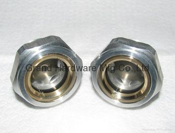 Мужская нить Hexagon Aluminum Oil Sight Glass (Metric & BSP thread) скоростной редуктор масляного уровня, без отделки