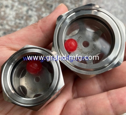 NPT нить 1/2&quot; 3/8&quot; 3/4 дюйма 1 дюйм стального стекла с отражателем SS304