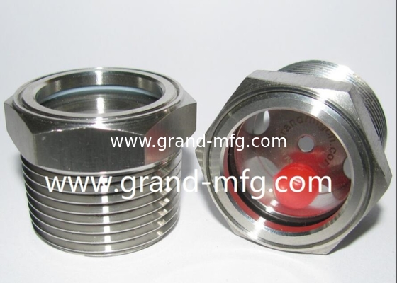 BSP нить G1/2" NPT1/2" из нержавеющей стали SS304 стеклянные розетки для очистки масла SS304 НЕЗРЕДНЫЙ НАВОД НА МЕСТЕ