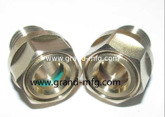 G3/4&quot; NPT3/4&quot; латунный купольный масляный прицел стеклянный жидкостный прицел стеклянный прицел масляный прицел индикатор уровня масла на складе