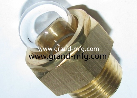 мужской NPT 1/2 INCH прозрачный купольный оливковый прицел стеклянный шестигранный винтовой прицел Указатели уровня масла индикаторы уровня масла с блокировкой нитей