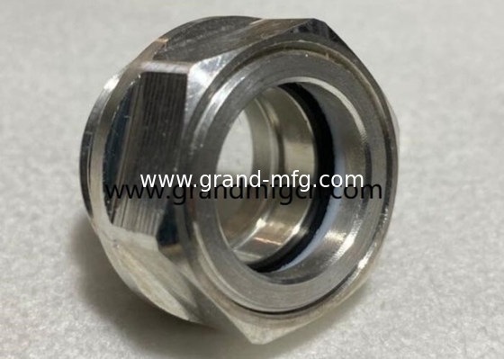 высокое давление G1 1/4 INCH 6061 алюминиевый редуктор масла прицел стеклянный индикатор уровня масла показатель уровня жидкостиOEM и ODM услуги