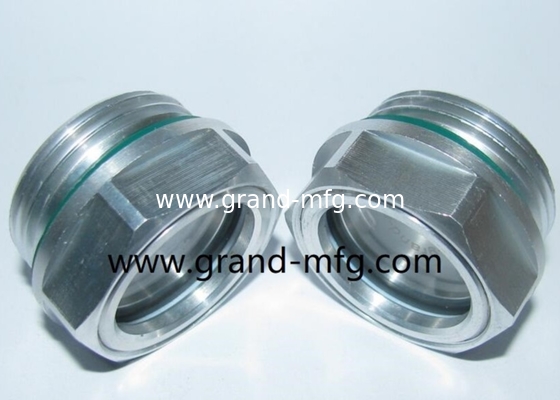 высокое давление G1 1/4 INCH 6061 алюминиевый редуктор масла прицел стеклянный индикатор уровня масла показатель уровня жидкостиOEM и ODM услуги