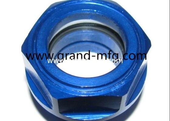 Мужчина BSP тед 3/8&quot; 1/2&quot; 3/4&quot; Качественный шестиугольник Алюминий Уровень масла глазного стекла, воздушный компрессор Алюминий уровень масла