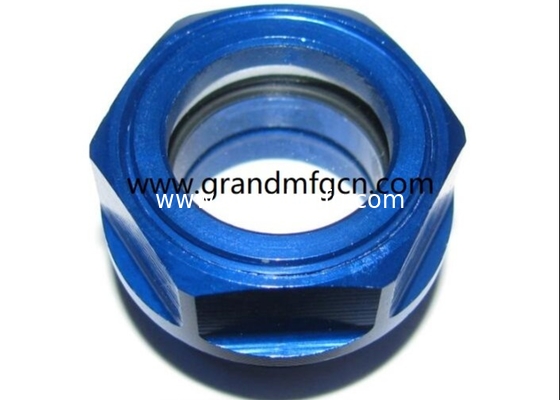 G3/8&quot; G1/4&quot; G1/2&quot; G1&quot; BSP Компрессор воздуха фрезерный шестигранный алюминиевый индикатор уровня масла