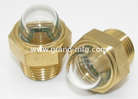 GM-HDN34 3/4 MNPT Тяжелый купол Нефтяной уровень зрения Стекло 3D зрения уровня нефти Стекло измерение 1/2 3/8 3/4 дюйм