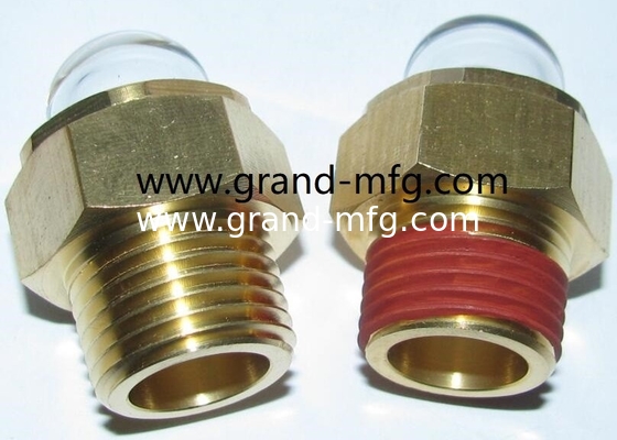 GM-HDM12 M12X1.5 Dome Oil Level Sight Glass Heavy duty 3D oil level sight glass gauge с прозрачными стеклянными воздушными компрессорами