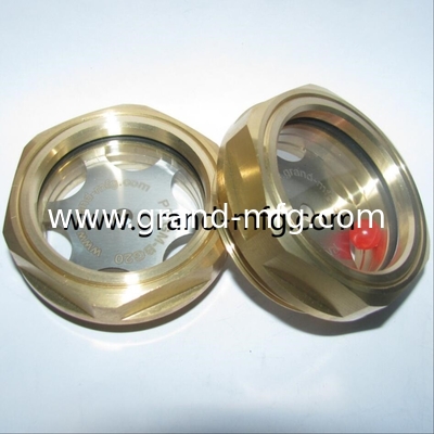 NPT нить 1/2&quot; 3/4&quot; 1&quot; Насосы медные уровни масла Тяжелая работа Радиаторы купол уровень масла стеклянный прицел пробка масляный габарит