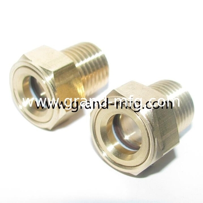 NPT нить 1/2&quot; 3/4&quot; 1&quot; Насосы медные уровни масла Тяжелая работа Радиаторы купол уровень масла стеклянный прицел пробка масляный габарит