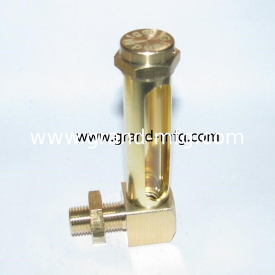 НПТ 1/4 INCH Набор уровня масла из латуни с указателем уровня для тонкостенного контейнера