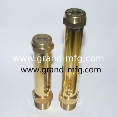 BSP нить G1/4 G1/2 INCH индикаторы уровня масла латуни с маркировкой уровня для контейнеров Редукторные коробки трубчатого уровня GM-BG12 GM-BN14 GM-BN12