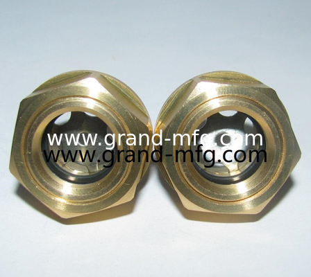 GM-HDM12 M12X1.5 Dome Oil Level Sight Glass Heavy duty 3D oil level sight glass gauge с прозрачными стеклянными воздушными компрессорами
