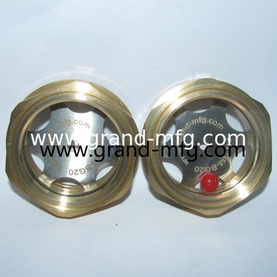 MNPT Нить 1/4&quot; 1/2&quot; 3/4&quot; 1&quot; 2&quot; Планетарный редуктор Редуктор Масляный Стрелок Стекло с закаленным стеклом 2Mpa давление OEM ODM