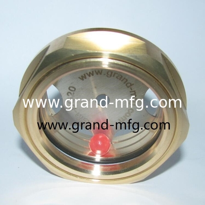 NPT нить 1/2" 3/8" 3/4" 1" 3-D BULLSEYE SIGHT GLASS наблюдать Купол Уровень масла Бульба зрительный стекломер с прозрачным стеклом