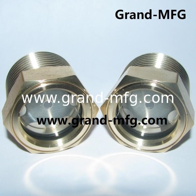 MNPT Нить 1/4&quot; 1/2&quot; 3/4&quot; 1&quot; 2&quot; Планетарный редуктор Редуктор Масляный Стрелок Стекло с закаленным стеклом 2Mpa давление OEM ODM