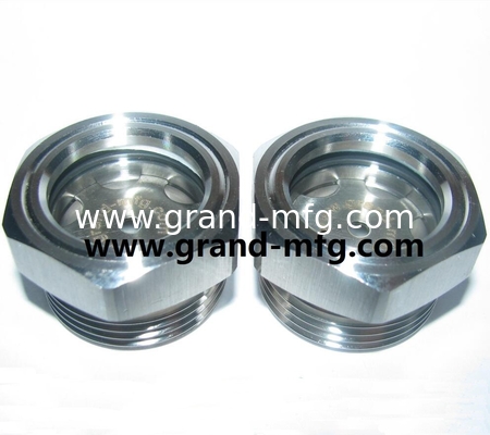 BSP нить G3/4 INCH G1/2 INCH нержавеющая сталь 304 пузырьки масляного прицела стеклянный провод ss316 купол масляного прицела стеклянный провод с визуальным уровнем GM-HDM20 GM-HDM16 GM-HDG12 GM-HDG10 GM-HDN38