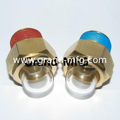 мужской NPT нить 1/2&quot; 3/8&quot; 3/4&quot; 1&quot; 3-D BULLSEYE SIGHT GLASS наблюдать куполом Гейдж с сверхпрозрачным стеклом маслом глазного стекла