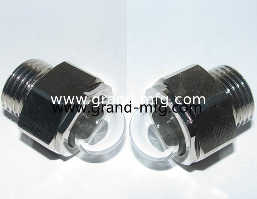 G1/2&quot; G3/4&quot; G1&quot; bsp система охлаждения нитей Купол Уровни масла Бульба зрительный стекломер с прозрачным стеклом