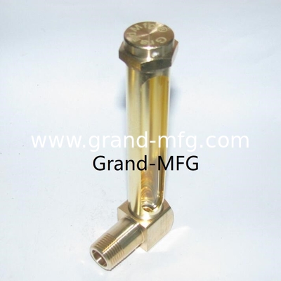 НПТ 1/2 INCH L тип Медный индикатор уровня масла с маркировкой уровня для тонкостенных контейнеров с стеклянными розетками для очистки масла