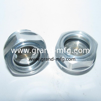 G1/2&quot; G1&quot; G1 1/4&quot; G2&quot; BSP коробка передач с нитью алюминиевый масляный прицел стекло масляный уровень прицел габаритный прицел алюминиевый индикатор масла
