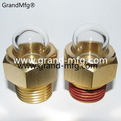 NPT нить 1/2" 3/8" 3/4" 1" 3-D BULLSEYE SIGHT GLASS наблюдать Купол Уровень масла Бульба зрительный стекломер с прозрачным стеклом