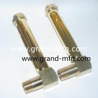 NPT1/4 INCH Индикатор уровня масла из латуни с маркировкой уровня для масляного уровня в тонкостенной емкости