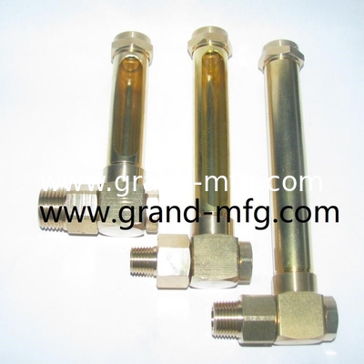 NPT1/4 INCH Индикатор уровня масла из латуни с маркировкой уровня для масляного уровня в тонкостенной емкости