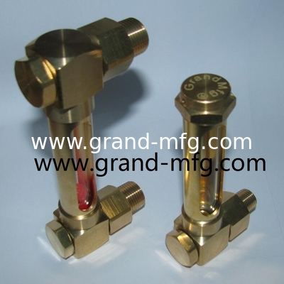 BSP 3/4 INCH Sraight медный индикатор уровня масла с маркировкой уровня для тонкостенного контейнера уровня масла