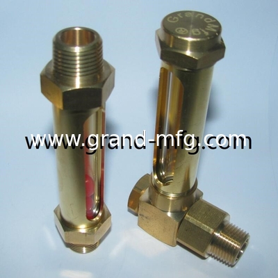 BSP 3/4 INCH Sraight медный индикатор уровня масла с маркировкой уровня для тонкостенного контейнера уровня масла