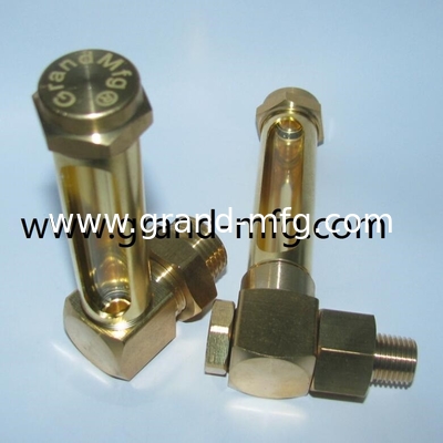 BSP 1/8 INCH Массовый медный масляный уровень прицельного измерителя с знаками уровня для тонкостенного контейнера индикатора уровня масла