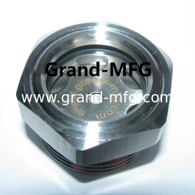 NPT2 INCH 3&quot; SS304 Мужской конец нитки Нож Тип Equipwith большое окно для просмотра и блокировочный гайка SUS304 прицел стекло масляный габарит