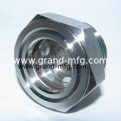 NPT2 INCH 3&quot; SS304 Мужской конец нитки Нож Тип Equipwith большое окно для просмотра и блокировочный гайка SUS304 прицел стекло масляный габарит