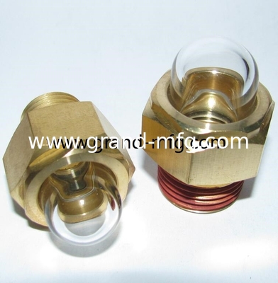 NPT нить 1/2" 3/8" 3/4" 1" 3-D BULLSEYE SIGHT GLASS наблюдать Купол Уровень масла Бульба зрительный стекломер с прозрачным стеклом