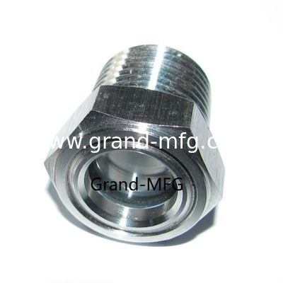 NPT 1/4 давление нержавеющая сталь очки для масляного прицела SS304 1500PSI турбинная камера Жидкое стекло для прицела со стеклянным окном боросиликата