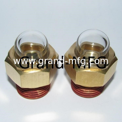 M30X1.5 Hex Top Liquid Dome Oil Level sight glass window Brass Вместимое люк для топливного бака мотоцикла