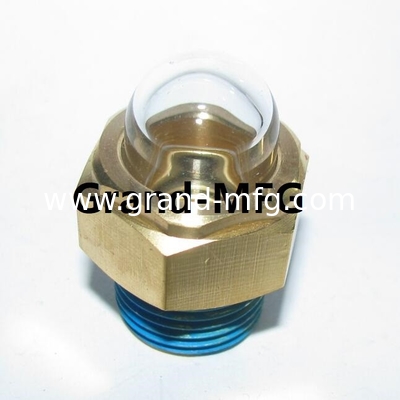 мужской NPT 1/2 INCH прозрачный купольный оливковый прицел стеклянный шестигранный винтовой прицел Указатели уровня масла индикаторы уровня масла с блокировкой нитей