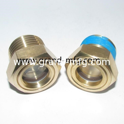 мужской NPT 1/2 INCH прозрачный купольный оливковый прицел стеклянный шестигранный винтовой прицел Указатели уровня масла индикаторы уровня масла с блокировкой нитей