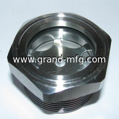 Высокое давление 1500PSI жидкость поток прицел стекло окно 1&quot;2&quot;3&quot; NPT масло прицел стекло коробки передач прицел окна уровни
