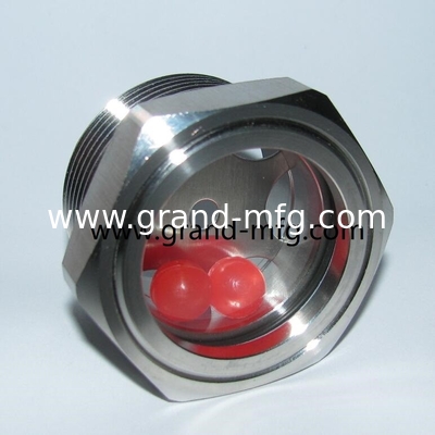мужской NPT 1 1/4 &quot;Нержавеющая сталь 304 бычьи глаза очки для масляного присмотра с высоким давлением 2 дюйма Нержавеющая сталь жидкое присмотровое стекло для промышленных машин и оборудования и приложения с Viton O-Ring