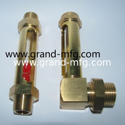 BSP нить 1/2&quot; 1/4&quot;3/4&quot; наблюдение латуни масляного уровня индикатор зрительный габарит индикатор проверки уровня масла габариты для масляного контейнера