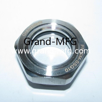мужской NPT 1 1/4 &quot;Нержавеющая сталь 304 бычьи глаза очки для масляного присмотра с высоким давлением 2 дюйма Нержавеющая сталь жидкое присмотровое стекло для промышленных машин и оборудования и приложения с Viton O-Ring