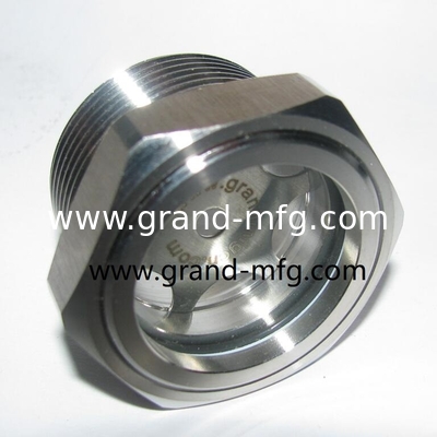 G1 1/4 Нержавеющая сталь SS316 SS304 наблюдательный испаритель очки на уровне масла охлаждающая система очки на уровне масла