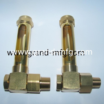 Медные нефтяные нивелиры в мужской нитке NPT, BSP, G1/8&quot;,1/4&quot;,3/8&quot;,1/2&quot;3/4&quot;,1&quot;, с кварцевой стеклянной трубкойГидравлический нефтяной нивелир для легкой установки