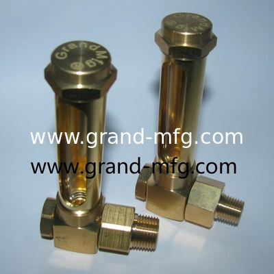 Медные масляные нивелиры мужской NPT,BSP,G нить1/8&quot;,1/4&quot;,3/8&quot;,1/2&quot;3/4&quot;,1&quot;, с кварцевой стеклянной трубой Гидравлический масляный нивелир с реальной стеклянной трубой для точности и производительности