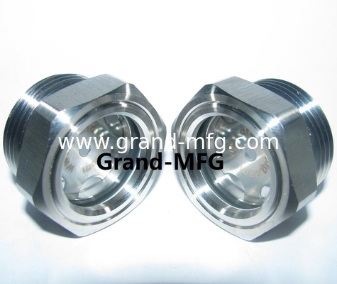 NPT 1 INCH из нержавеющей стали 304 стеклянное окно для очистки масла на складе