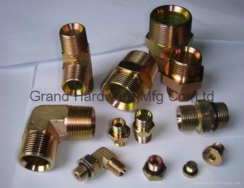 NPT BSP Метрическая нить шестиугольник SAE стальные фитинги цинковые,OEM и ODM бизнес