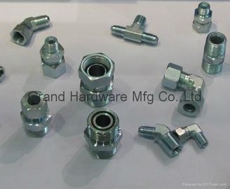 NPT BSP Метрическая нить шестиугольник SAE стальные фитинги цинковые,OEM и ODM бизнес