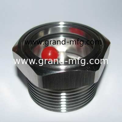 1500PSI NPT 1/4 давление нержавеющая сталь стекло для очистки масла SS304 100 бар для пароходов Нержавеющая сталь Жидкое стекло для очистки с различной толщиной стекла